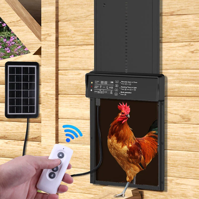 Solar Chicken Coop Door