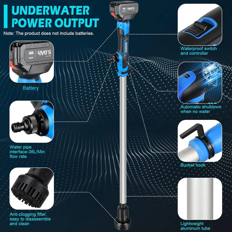 Cordless Stick Water Transfer Pump