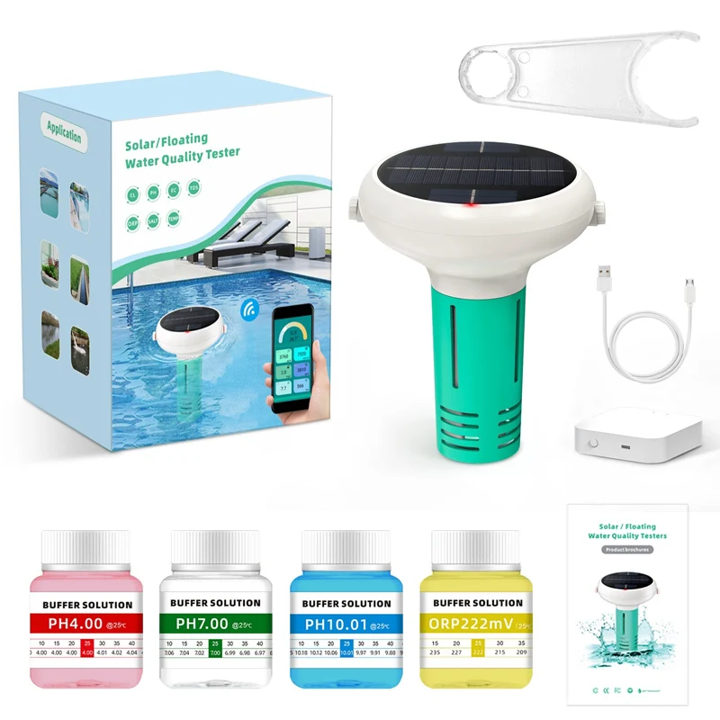 7 in 1 Solar Pool Chlorine Meter