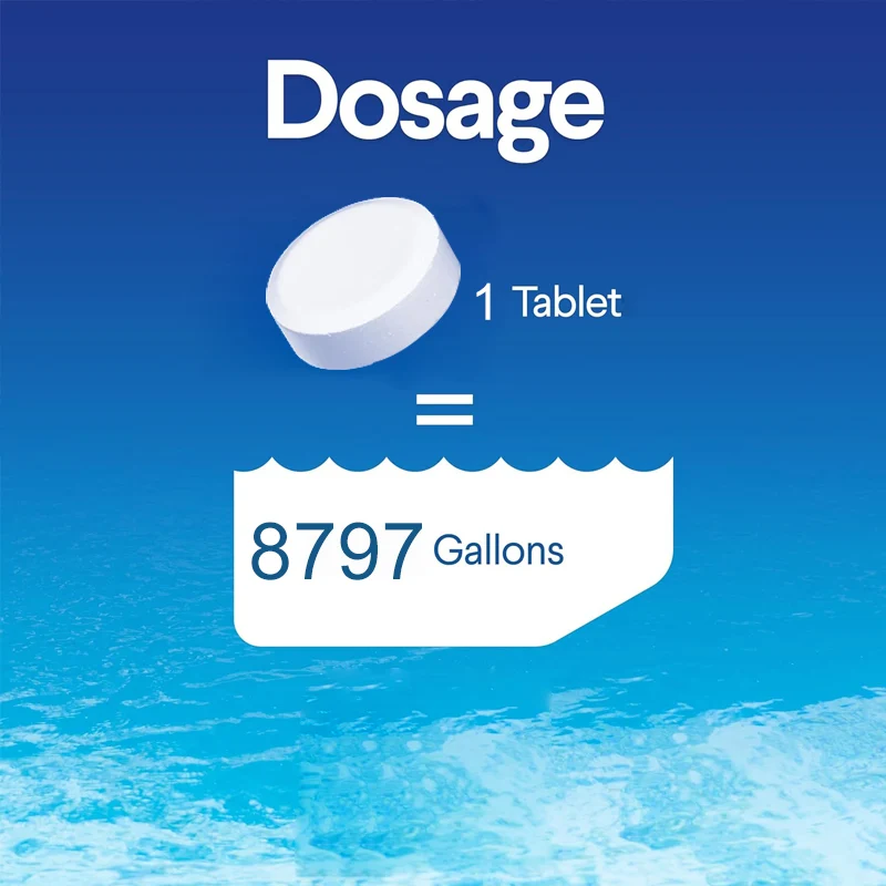 15 PCS 3 Inch Pool Chlorine Tablets for Solar Pool Chlorine Floater