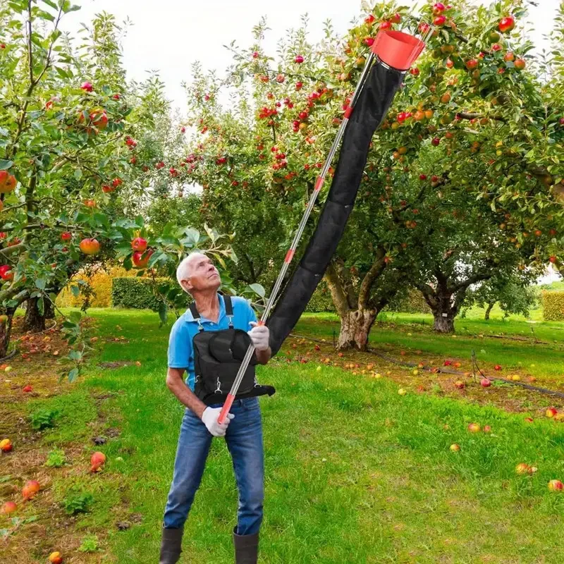 13FT High Reach Fruit Picker Pole with Harvest Bag