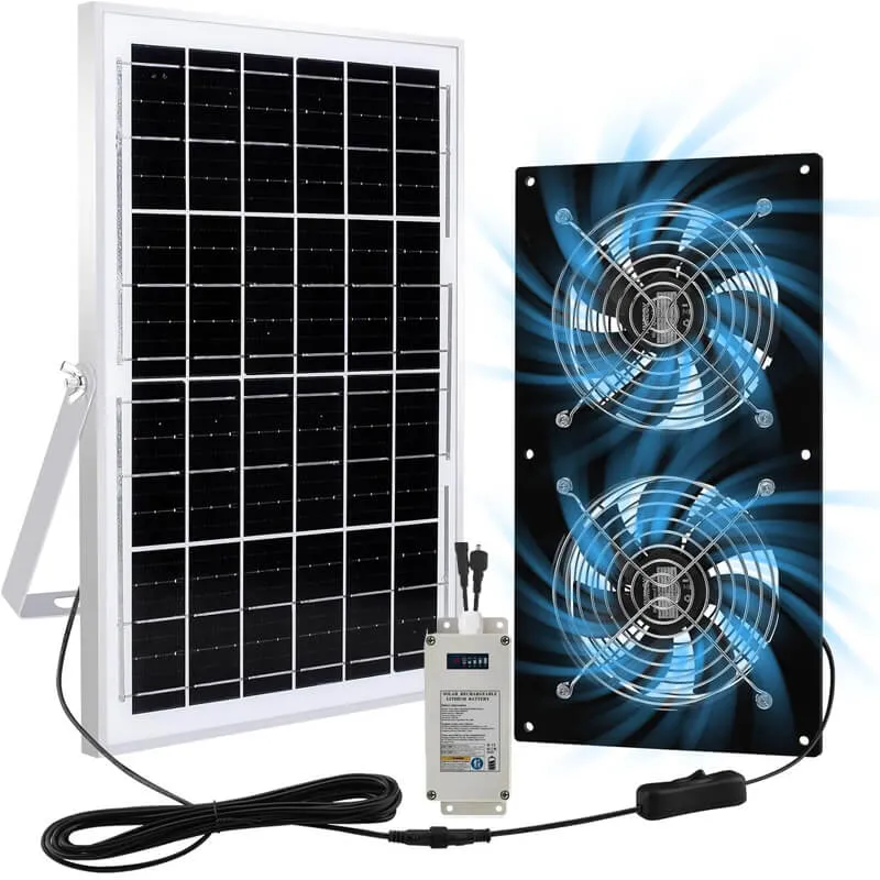 25W Solar Exhaust Fans