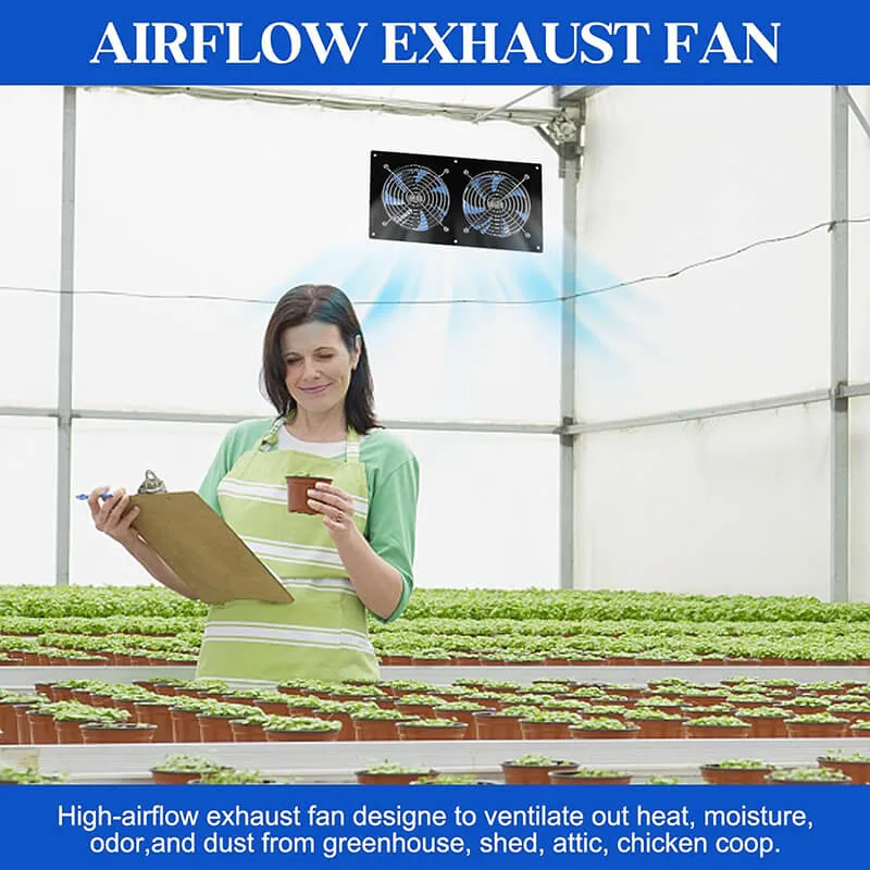 25W Solar Exhaust Fans