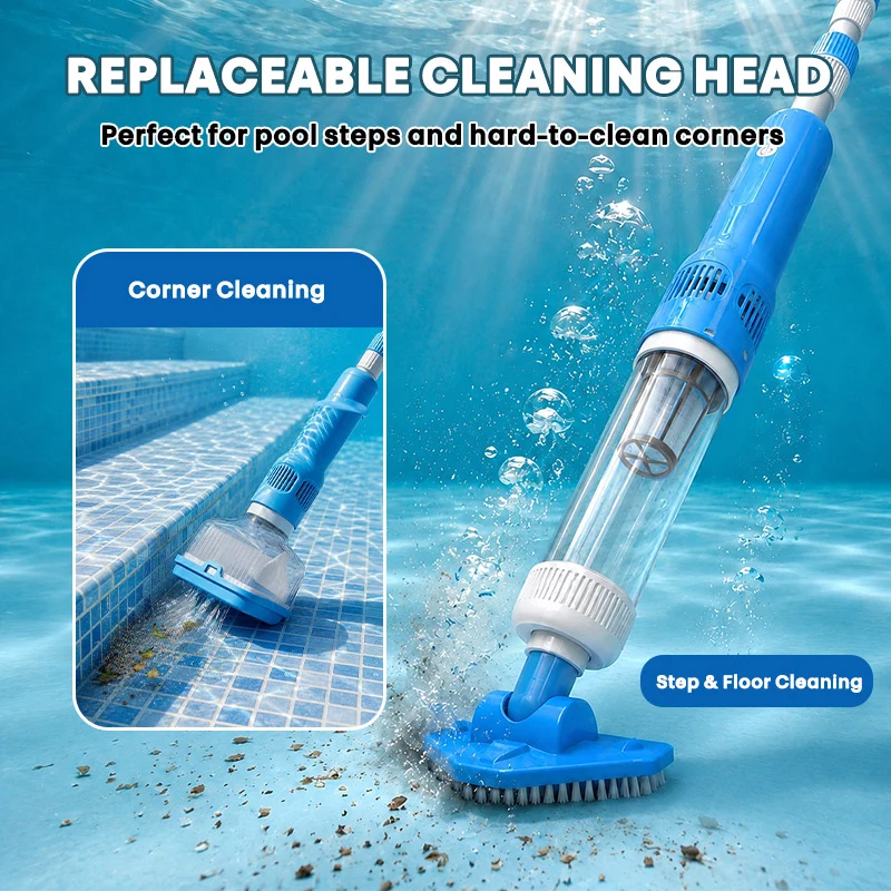 3 in 1 Cordless Rechargeable Pool Vacuum Cleaner
