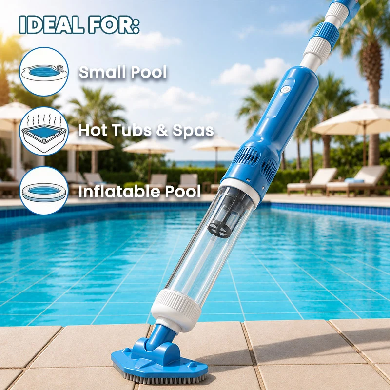3 in 1 Cordless Rechargeable Pool Vacuum Cleaner