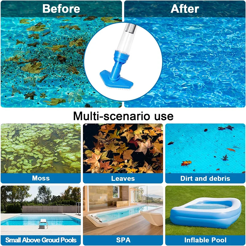 3 in 1 Cordless Rechargeable Pool Vacuum Cleaner