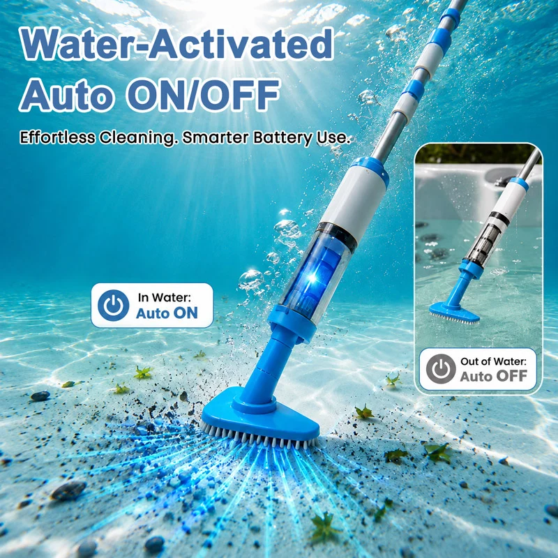 3 in 1 Cordless Rechargeable Pool Vacuum Cleaner