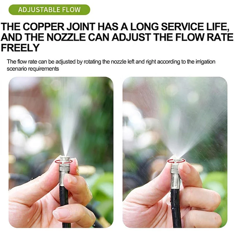 Drip Irrigation Kit with 360° Flexible Hose