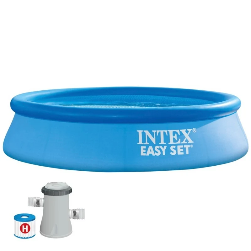 Intex Easy Set Piscina Hinchable Redonda 244x61cm con Depuradora