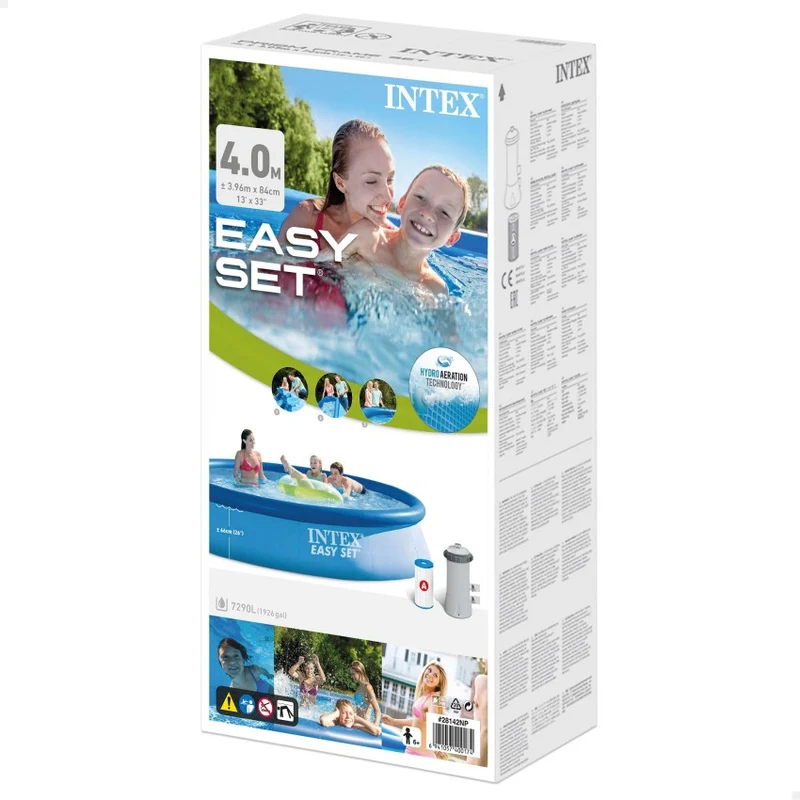 Piscina Hinchable Intex Easy Set 396x84cm con Depuradora 7290L
