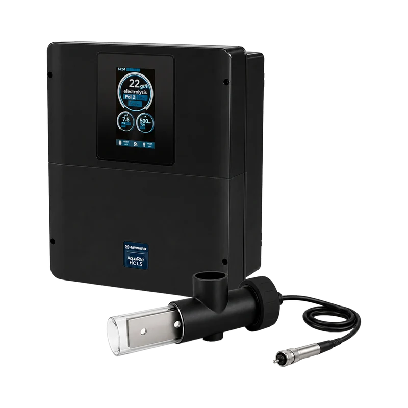 Clorador salino Hayward AquaRite HC Low Salinity NG 30 g/h para piscinas hasta 120 m³