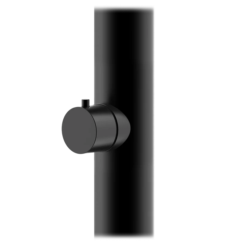 Ducha piscina acero inoxidable negro mate QP Hydros Black S1001B