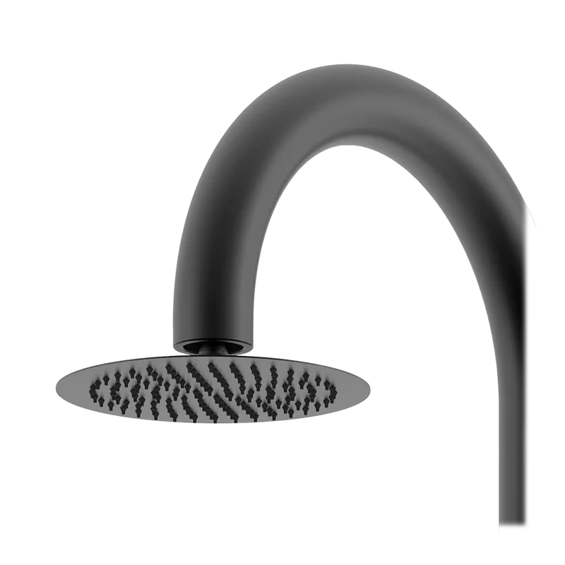 Ducha piscina acero inoxidable negro mate QP Aurum Black S1002B