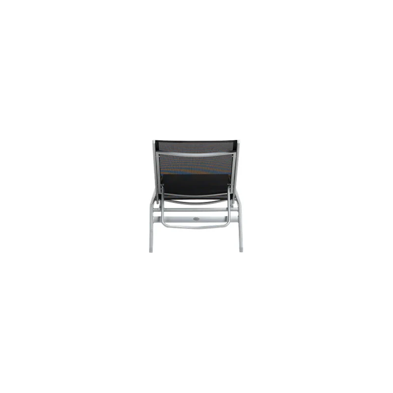 Chaise Longue Ratana Collection Lucca Noir