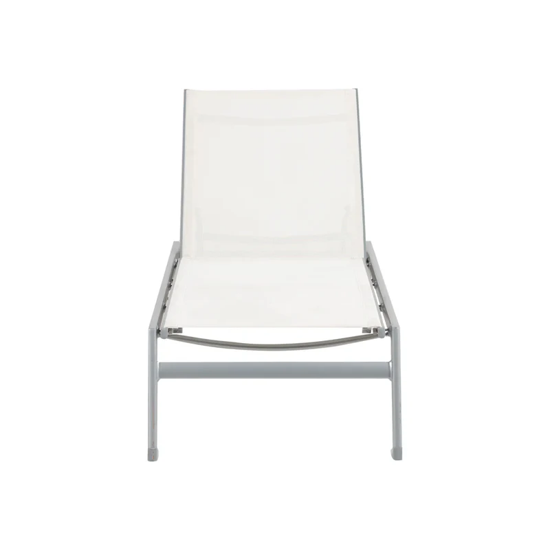 Chaise Longue Ratana Collection Lucca Blanche