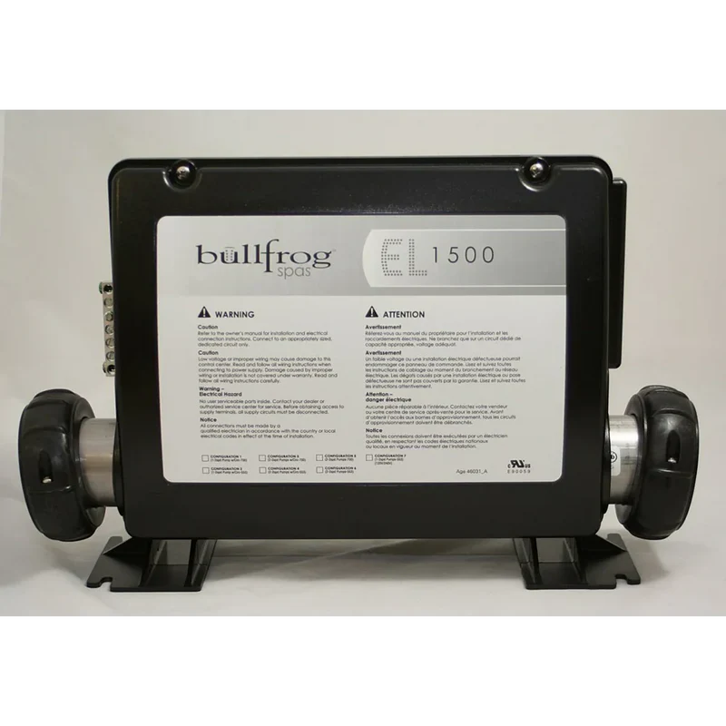 Boîte de contrôle Bullfrog Spas EL1500 BF15 65-1805 avec chauffe-eau