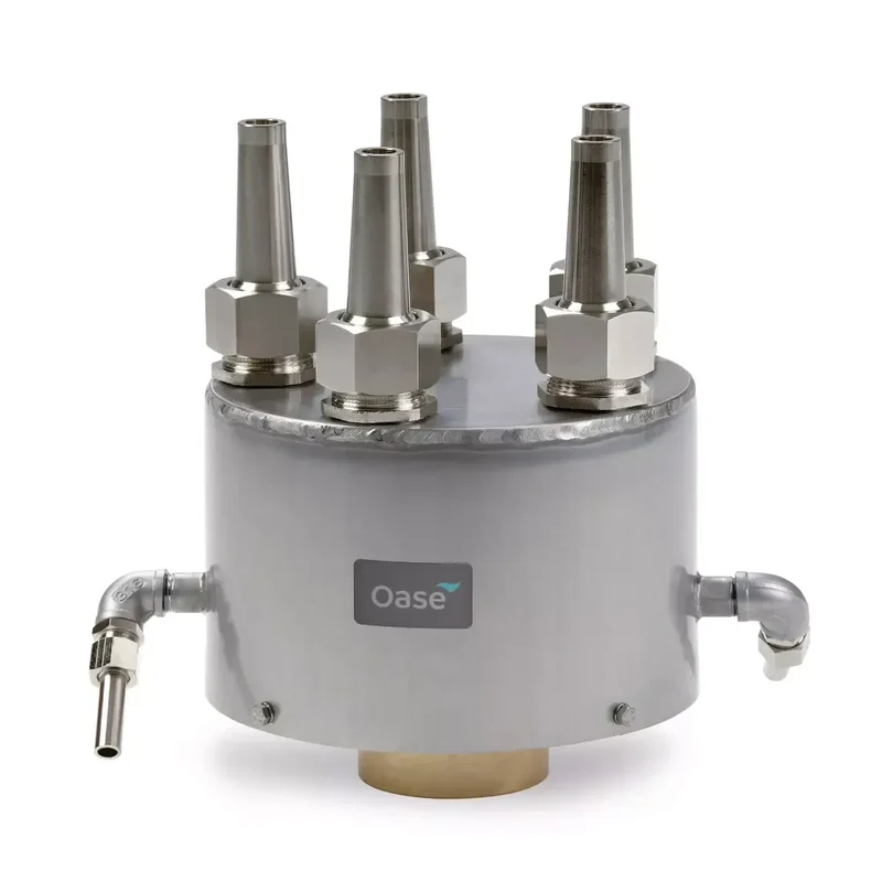 OASE Jets rotatifs 5-30 E – ajutage à cinq jets pour grande fontaine
