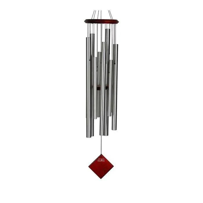 Carillon à vent Eclipse argenté 101cm - 10 tubes