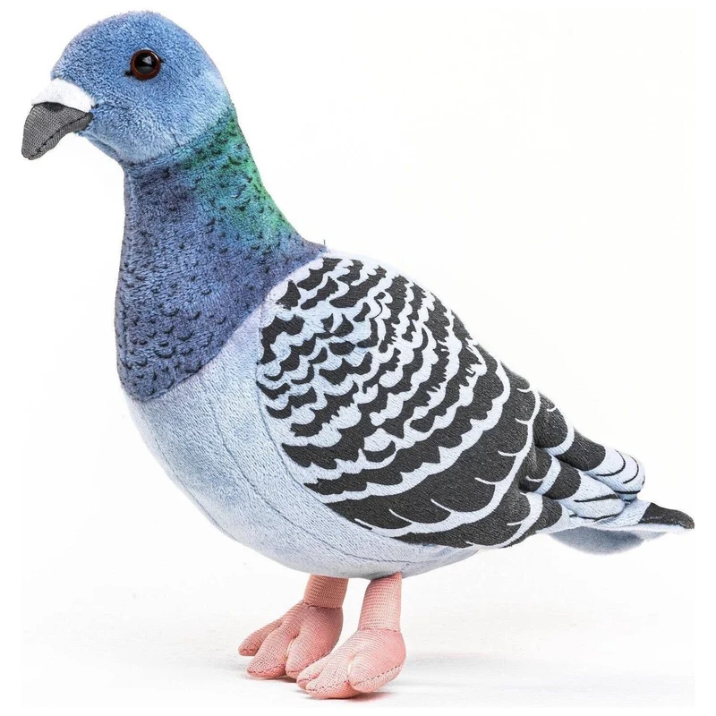 Colombe bleue - 20 cm (hauteur) - doudouille/peluche