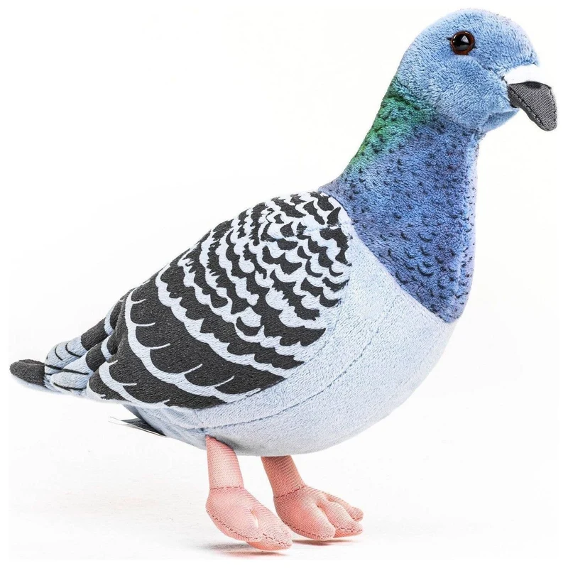 Colombe bleue - 20 cm (hauteur) - doudouille/peluche