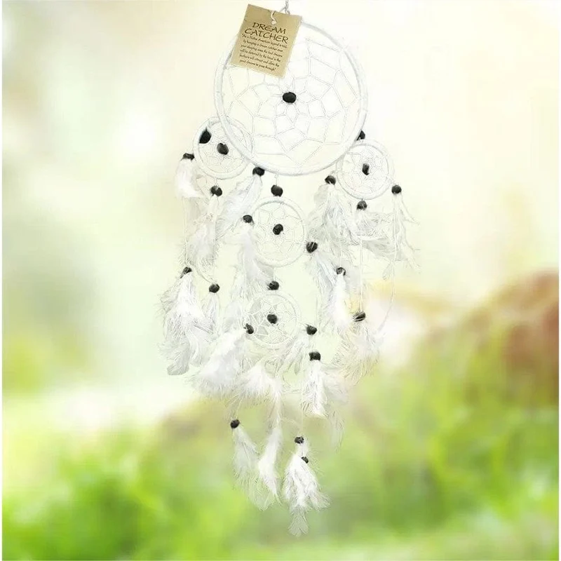 Attrape-rêves - DreamCatcher - Blanc - 11CM