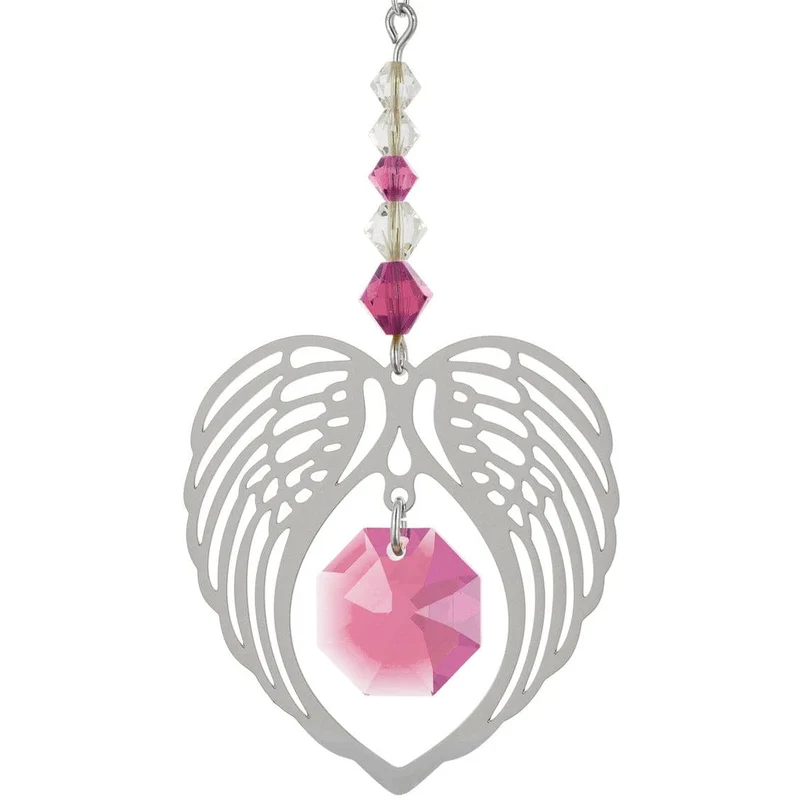 Ailes d'ange en quartz rose - octobre