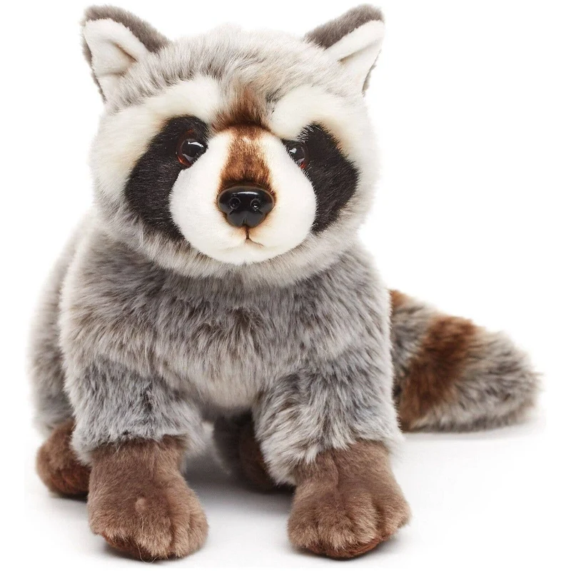 Raton laveur, assis, 25 cm (longueur), doudou ou en peluche