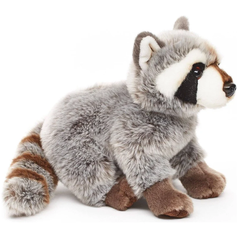 Raton laveur, assis, 25 cm (longueur), doudou ou en peluche