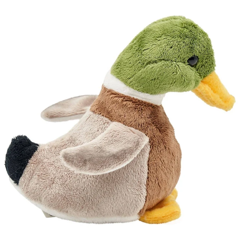 Canard avec voix - 16 cm (longueur) - doudouille/peluche