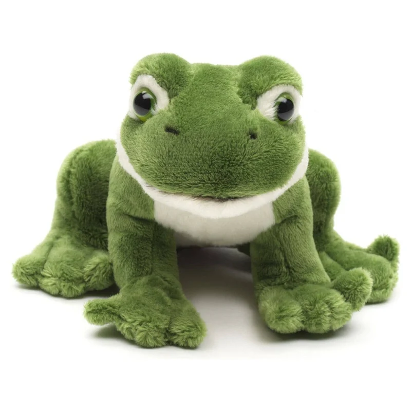 Peluche Green Frog, assise - doudouille/peluche