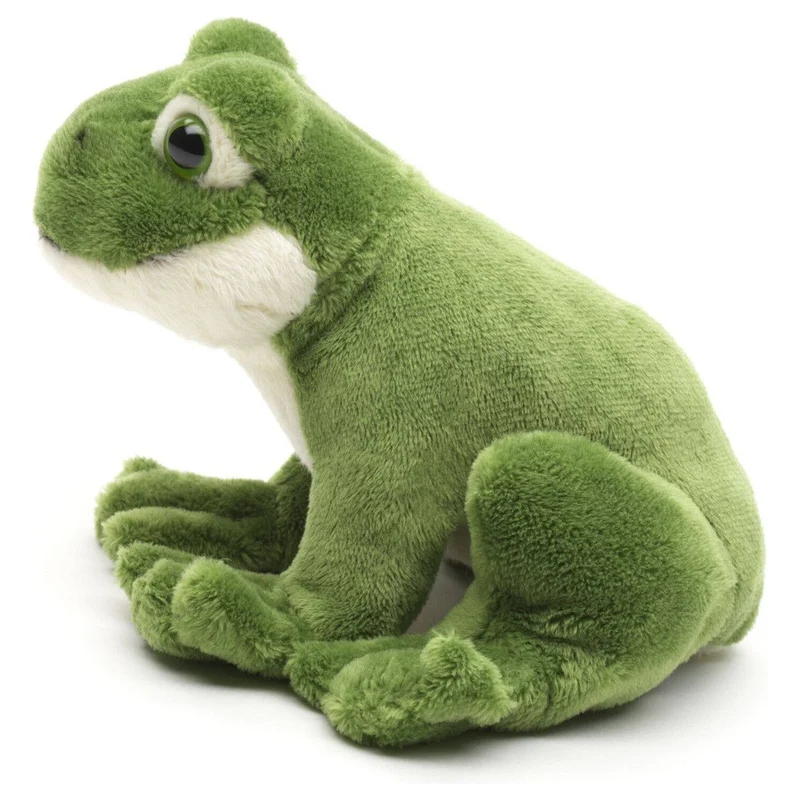 Peluche Green Frog, assise - doudouille/peluche