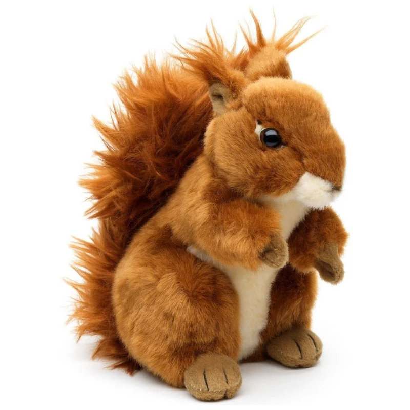 Écureuil debout - 17 cm (hauteur) - doudouil/peluche