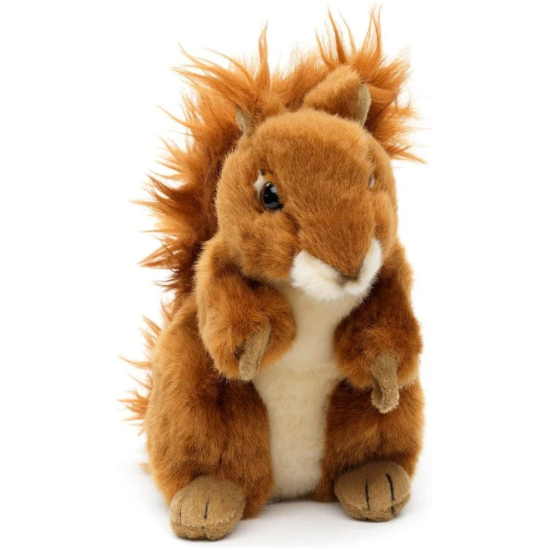 Écureuil debout - 17 cm (hauteur) - doudouil/peluche