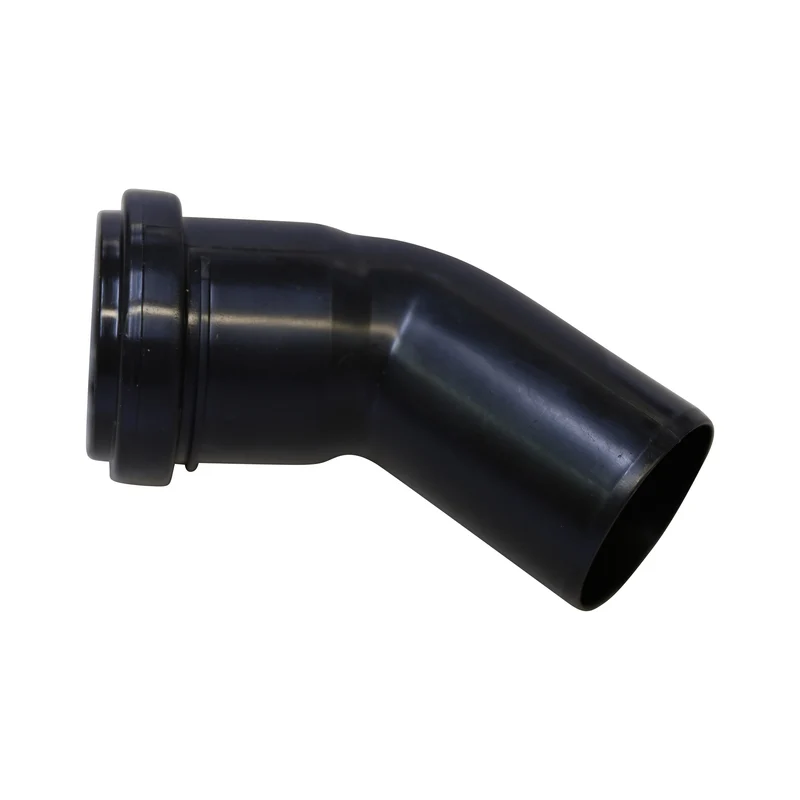 Coude de raccordement noir DN50/45°