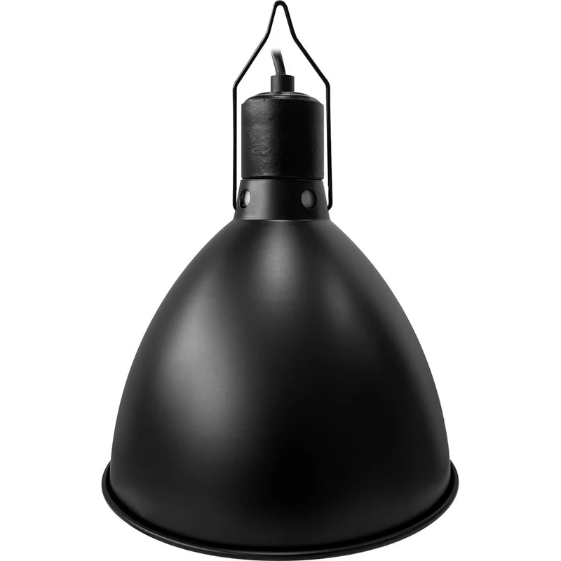 Repto Dome Embout E27 21 cm Noir