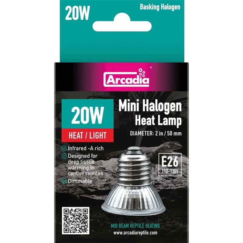 Arcadia Halogen Mini Basking Spot 20 Watt