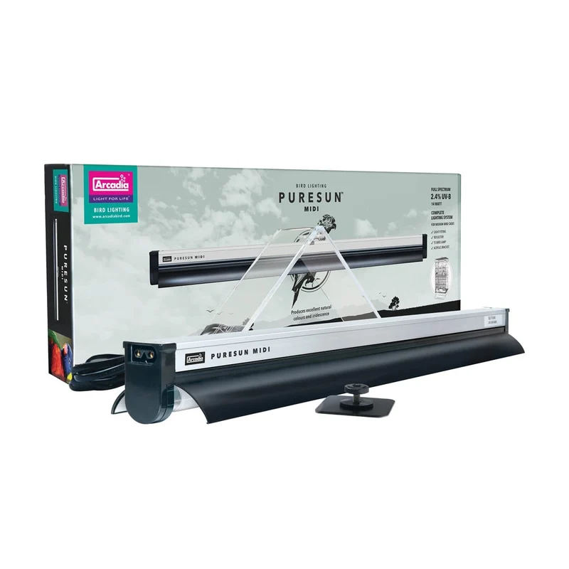 Arcadia PureSun Bird Lamp Kit With Bracket Midi 14 Watt