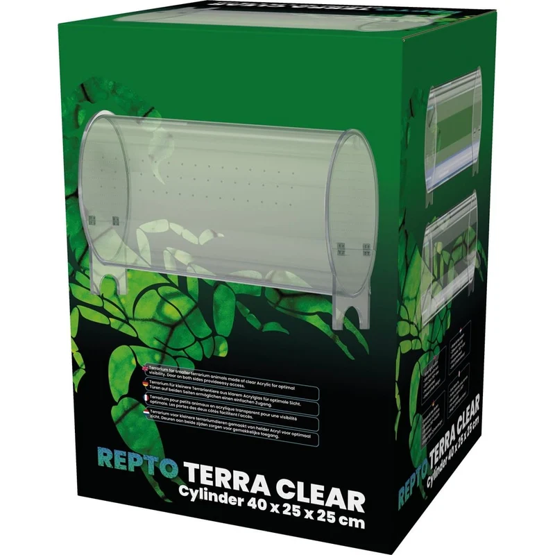Repto Terra Clear Cylinder 40X25X25 cm