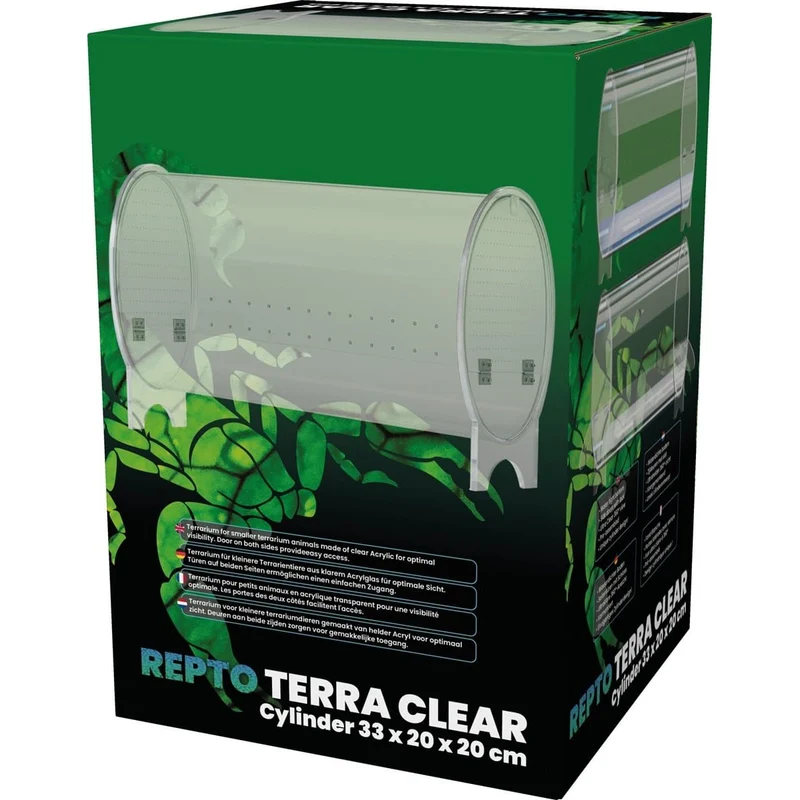 Repto Terra Clear Cylinder 33X20X20 cm