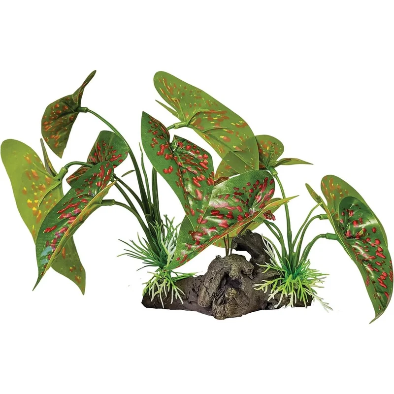 Repto Plant Sur Déco Éléphant Rouge