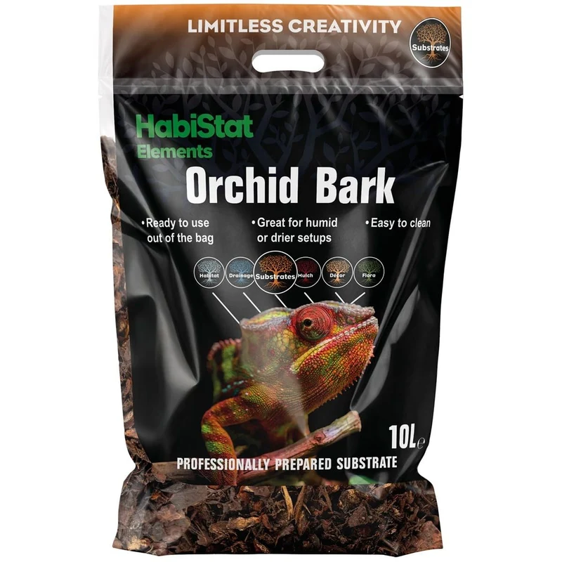 HabiStat Orchid Bark 10 L