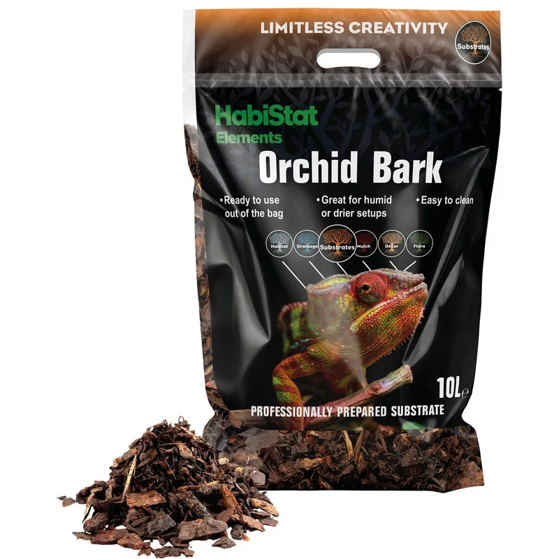 HabiStat Orchid Bark 10 L