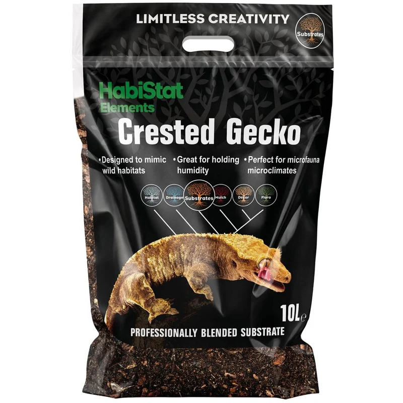 HabiStat Crested Gecko Substrate 10 L