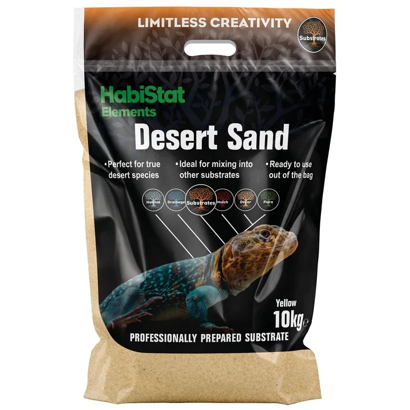 HabiStat Desert Sand Jaune 10 kg