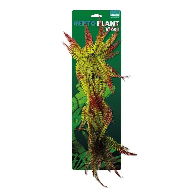 Repto Plant Vines Fougère Rouge/Verte 60 cm