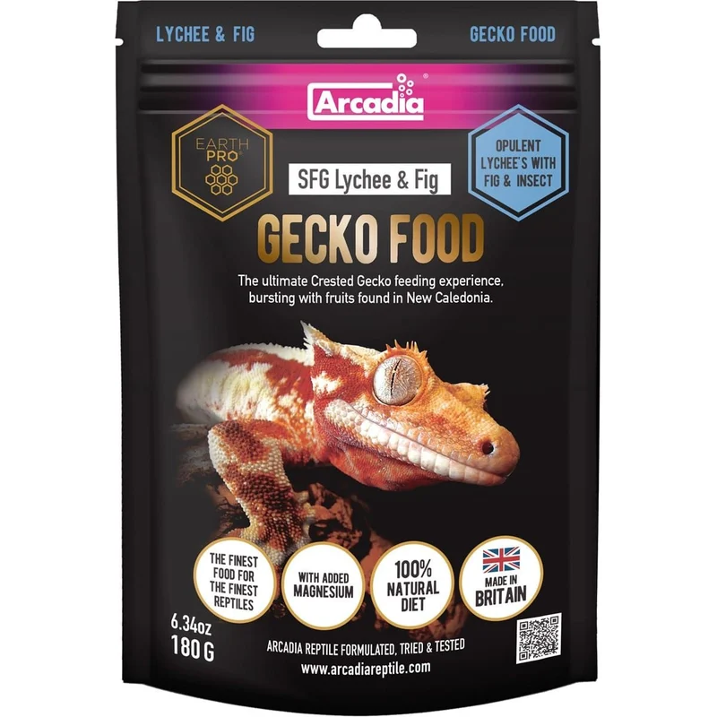 Arcadia Earth Pro Stickyfoot Gold Litchi Et Figue 180G - Nourriture pour Geckos