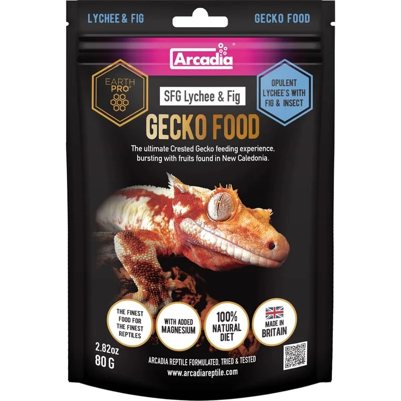 Arcadia Earth Pro Stickyfoot Gold Litchi Et Figue 80G - Nourriture pour Geckos
