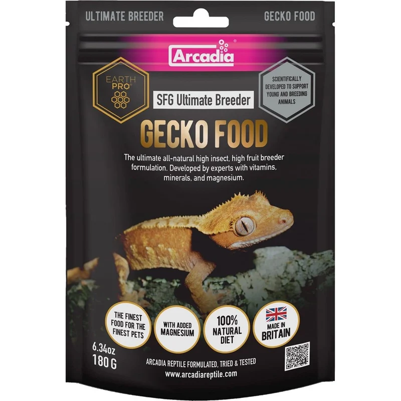 Arcadia Earth Pro Stickyfoot Gold Ultimate Breeder 180G - Nourriture pour Geckos