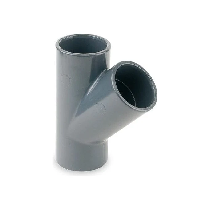 TÉ PVC À 45° Ø 50 mm