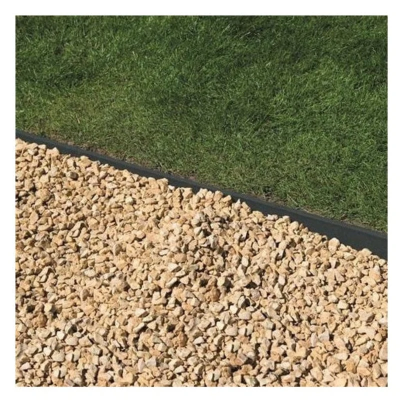 Borderfix - bordure de jardin & bassin en PP recyclé - épaisseur 10mm, latte - H19 cm x 2 m